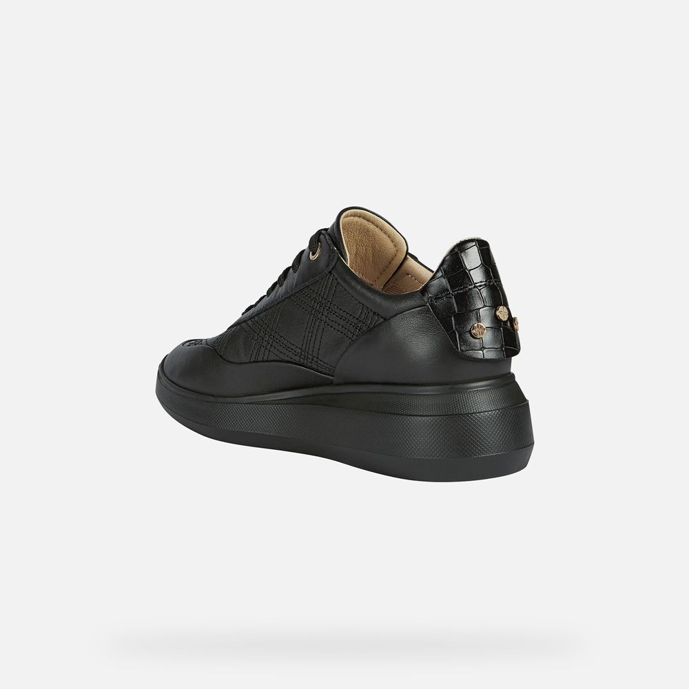 Tenis Geox Senhora Pretas - Rubidia - AWGTF9023